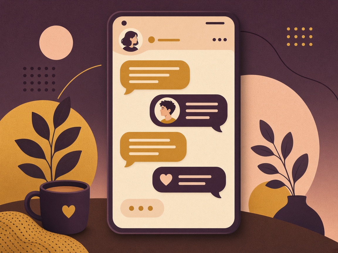 A cozy phone conversation with a favorite character